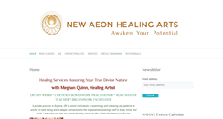 Desktop Screenshot of newaeonhealingarts.com