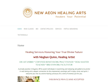 Tablet Screenshot of newaeonhealingarts.com